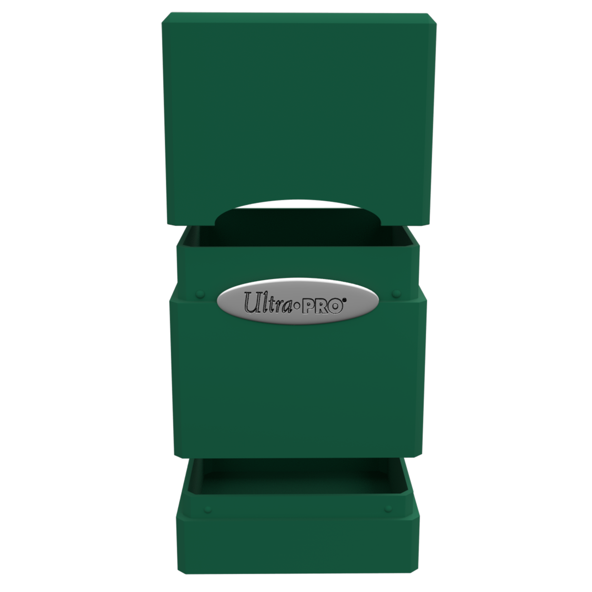 A Hot Pink Classic SATIN® Tower DECK BOX®. Brand: Ultra PRO, Item: Classic SATIN® Tower DECK BOX®