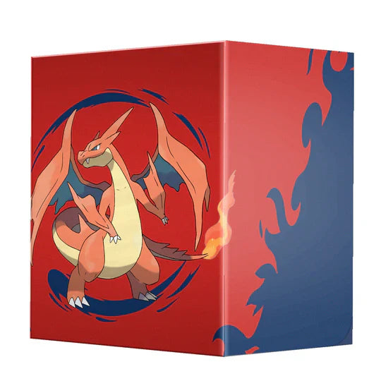 A sealed Ultra Pro Deck Box featuring Mega Charizard Y art. Publisher: Ultra Pro, Game: Pokemon, Set: Not Applicable (N/A)
