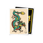 A green and red traditional style dragon illustration on a beige background, part of a Dragon Shield ScryBabies product. Brand: Dragon Shield (Dev), Item: ScryBabies - Dragon - Standard Size.