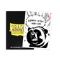 A black Dragon Shield deck box with a "100 STANDARD SIZE" label and a "8th Place Dave Unforgiving Bear" art sleeve. Brand: Dragon Shield, Item: 8th Place Dave Unforgiving Bear - Brushed Art Sleeves - Standard Size.