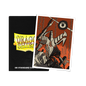 A black Dragon Shield deck box with a card featuring Urabrask's Propaganda artwork. Brand: Dragon Shield, Item: Urabrask's Propaganda - Brushed Art Sleeves - Standard Size.