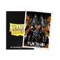 A black Dragon Shield deck box with a "Play to Win" Halloween themed art sleeve. Brand: Dragon Shield, Item: Play to Win - Halloween - Brushed Art Sleeves - Standard Size.
