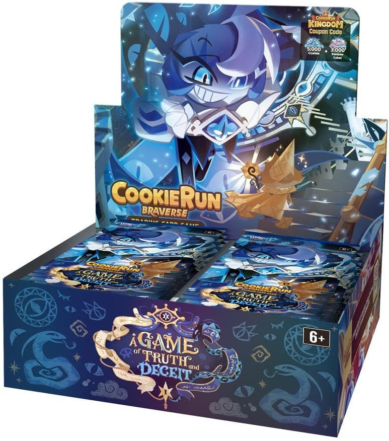 CookieRun TCG: A Game of Truth and Deceit Booster Display