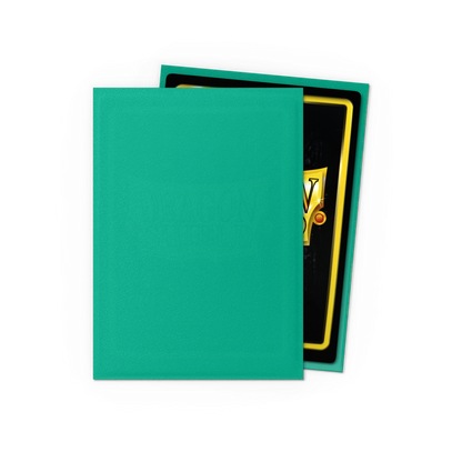 A teal Players' Choice 2023 Japanese card sleeve. Brand: Dragon Shield (Dev), Item: Aurora - Players' Choice 2023 - Matte Sleeves