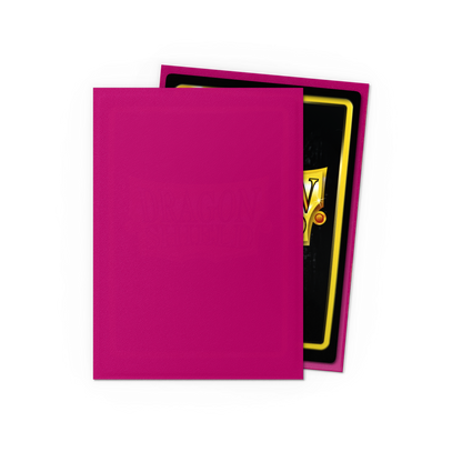 A Magenta Matte Japanese Card Sleeves. Brand: Dragon Shield (Dev), Item: Magenta - Matte Sleeves