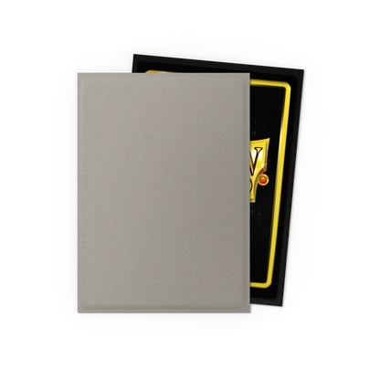 A grey matte Japanese Crypt card sleeve. Brand: Dragon Shield (Dev), Item: Crypt - Matte Dual Sleeves