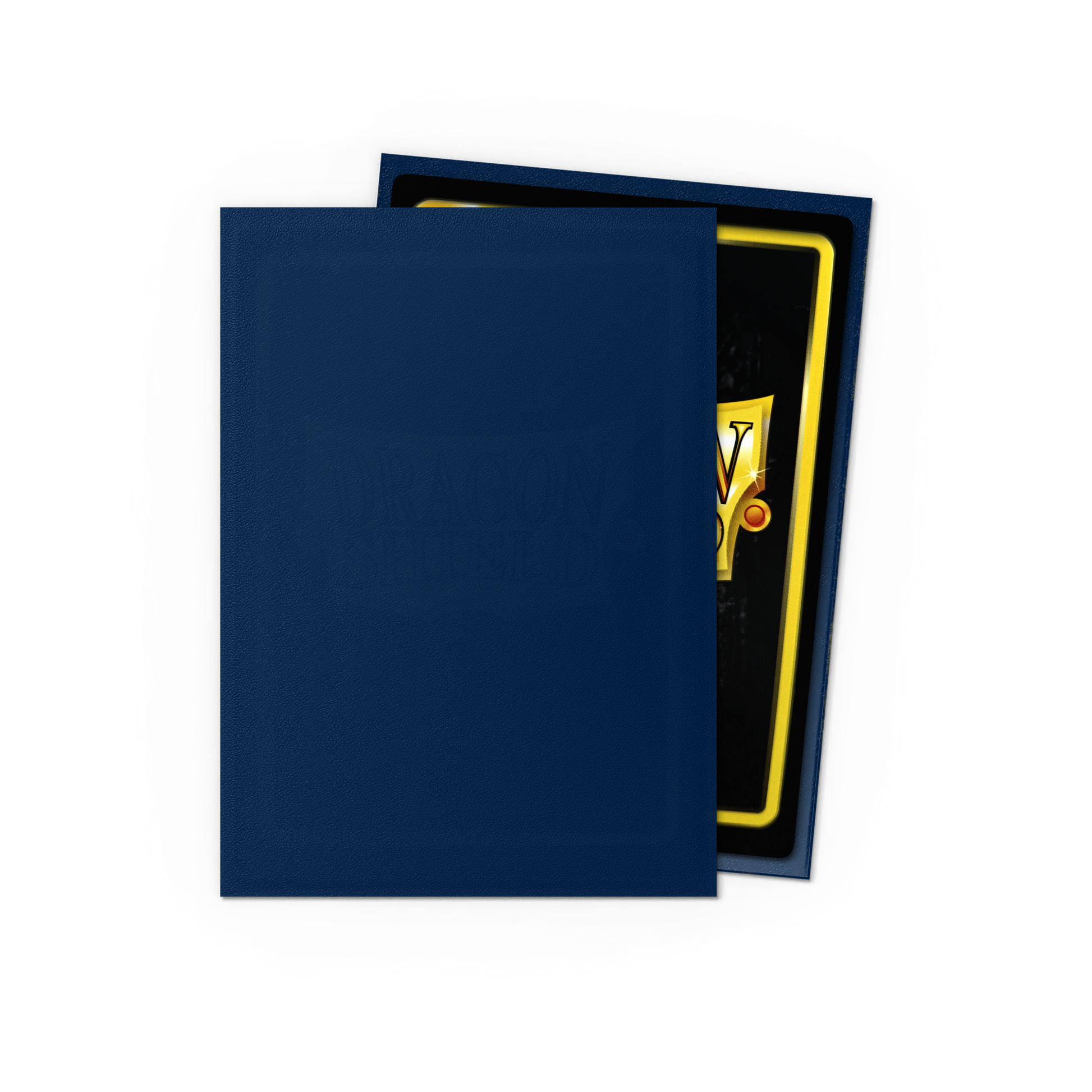 A Midnight Blue Matte Japanese Card Sleeves. Brand: Dragon Shield, Item: Midnight Blue - Matte Sleeves