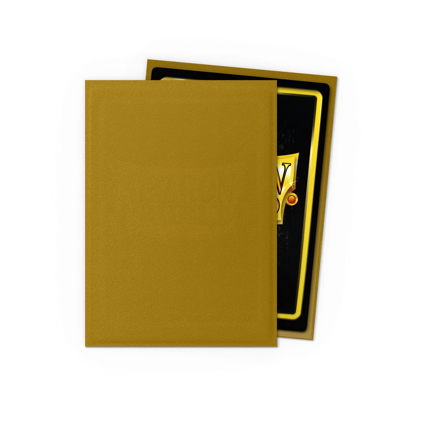 A gold matte Dragon Shield Japanese card sleeve. Brand: Dragon Shield (Dev), Item: Gold - Matte Sleeves