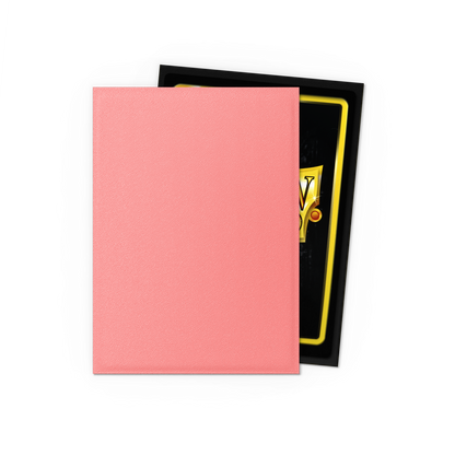 A Peach Matte Dual Sleeves. Brand: Dragon Shield (Dev), Item: Peach - Matte Dual Sleeves