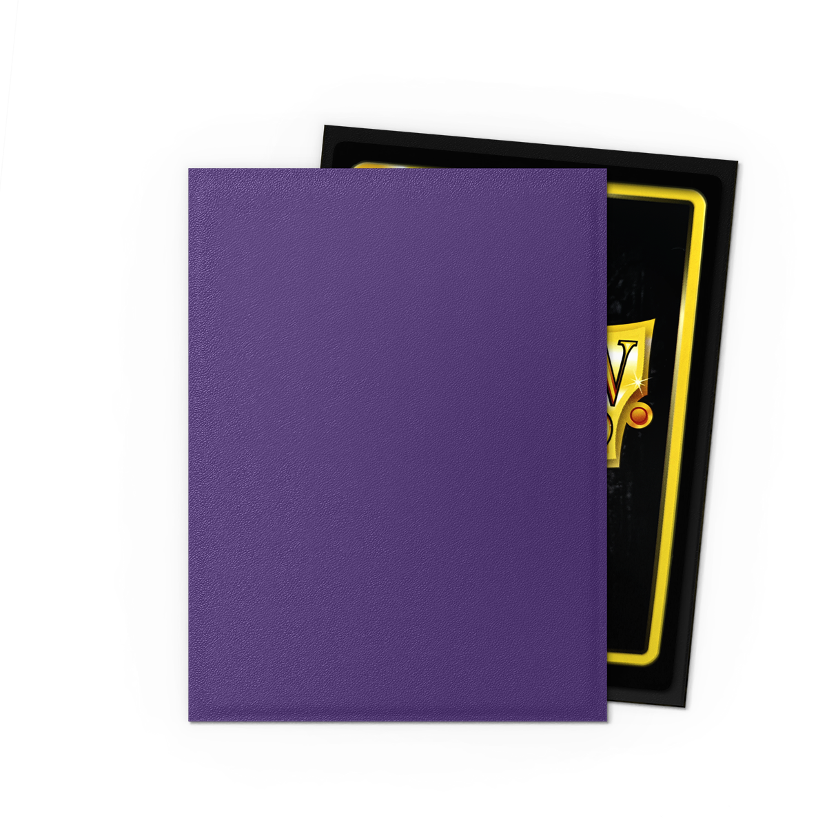 A purple Matte Dual Sleeves for trading cards. Brand: Dragon Shield (Dev), Item: Soul - Matte Dual Sleeves (Japanese).