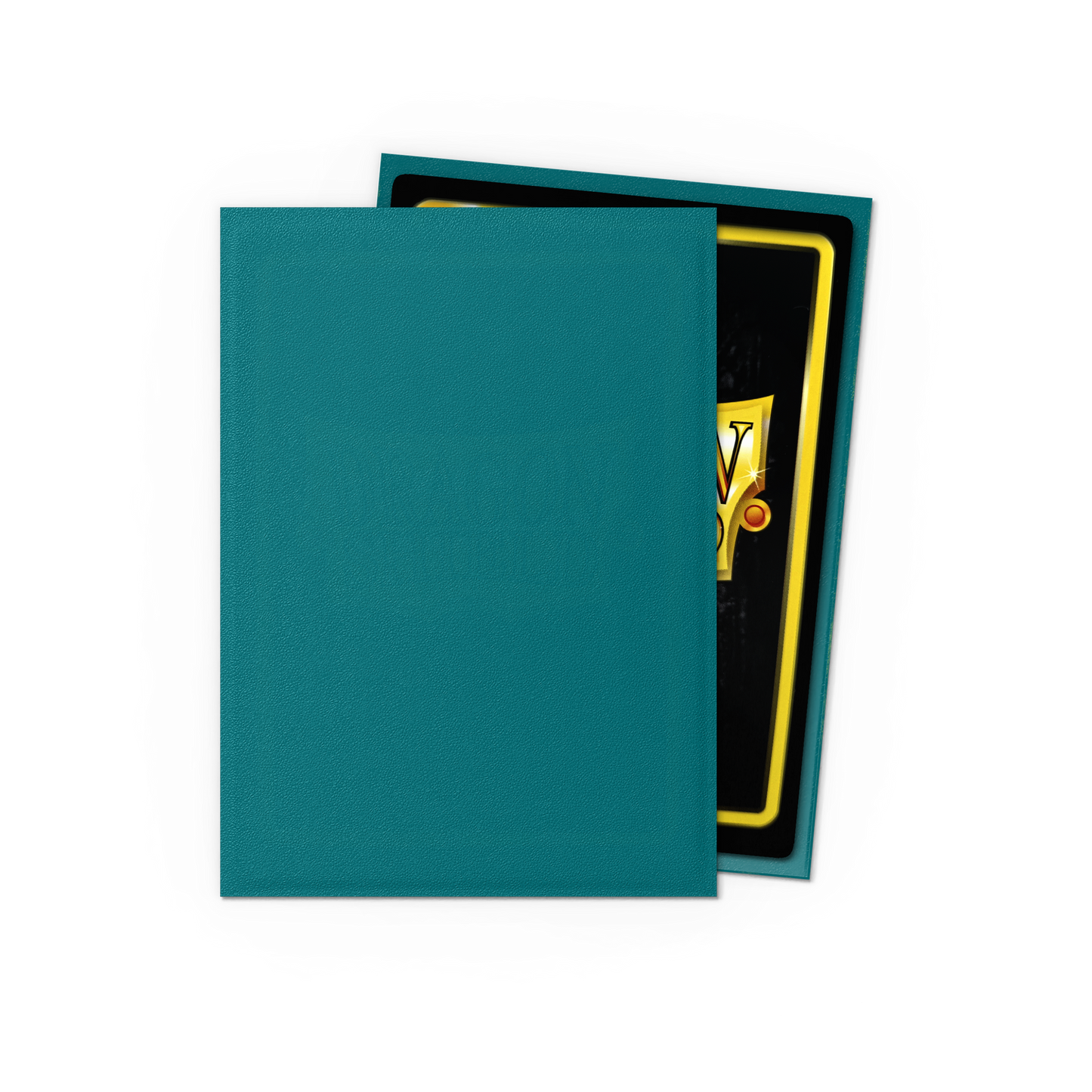 A teal matte Japanese card sleeve. Brand: Dragon Shield (Dev), Item: Petrol - Matte Sleeves