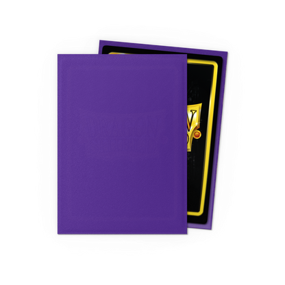A Purple Matte Japanese Card Sleeves. Brand: Dragon Shield (Dev), Item: Purple - Matte Sleeves