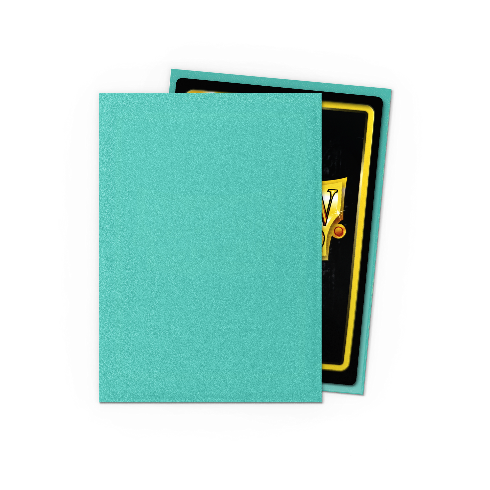 A teal Japanese Dragon Shield Matte Card Sleeves. Brand: Dragon Shield (Dev), Item: Mint - Matte Sleeves