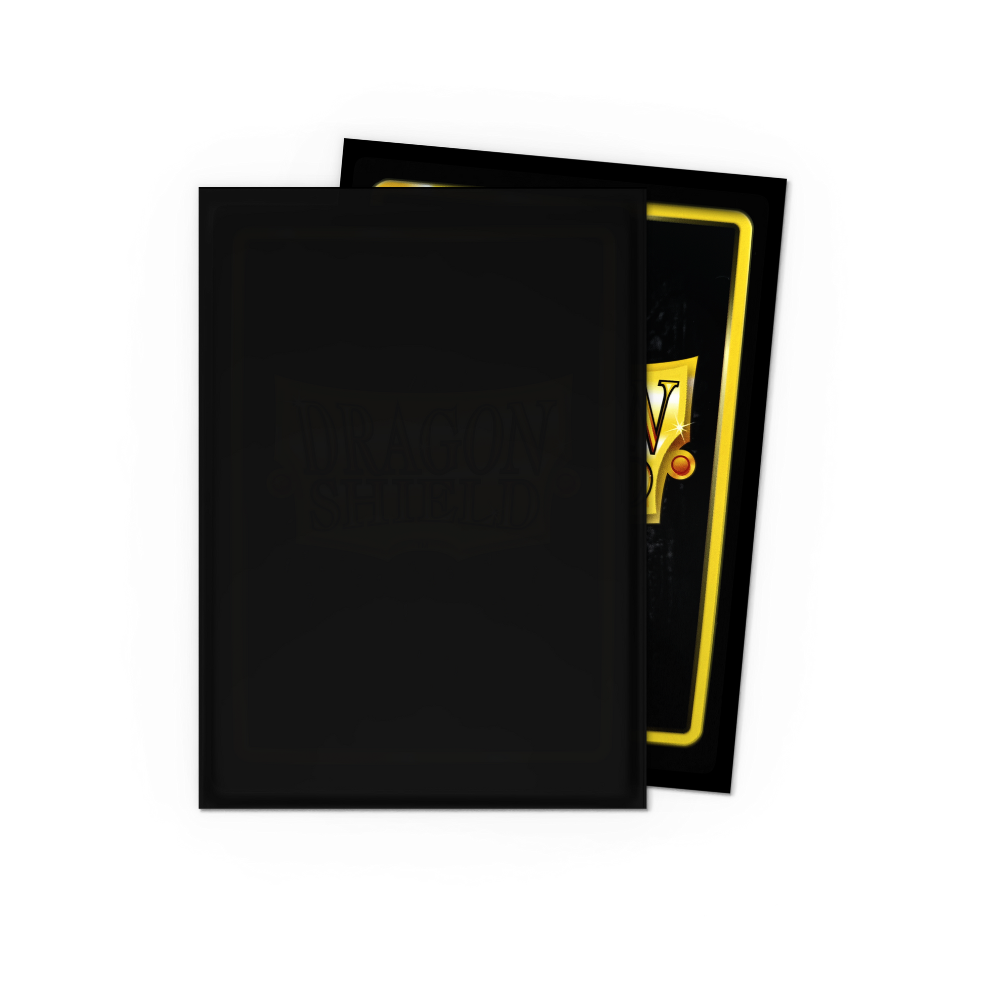 A Black Japanese Dragon Shield Classic Sleeves. Brand: Dragon Shield (Dev), Item: Black - Classic Sleeves