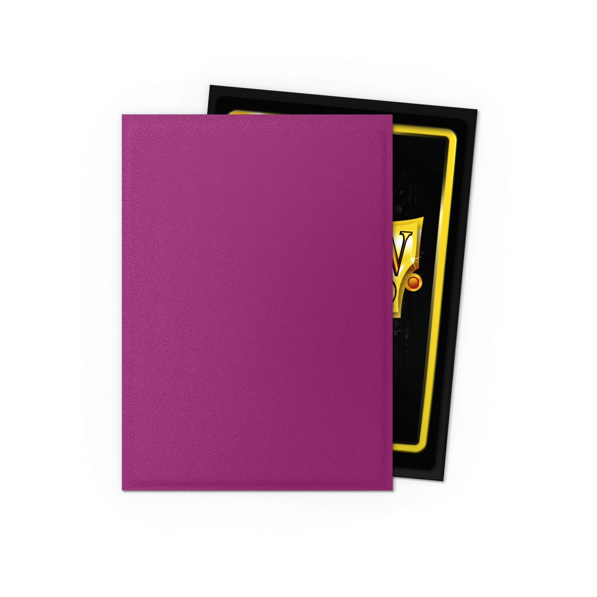 A purple Matte Dual Japanese card sleeve. Brand: Dragon Shield (Dev), Item: Wraith - Matte Dual Sleeves