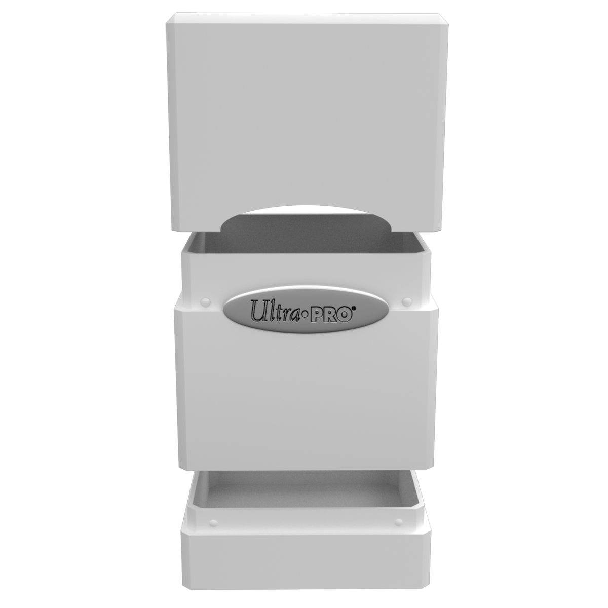 A Forest Green Classic SATIN Tower DECK BOX. Brand: Ultra PRO, Item: Classic SATIN® Tower DECK BOX®