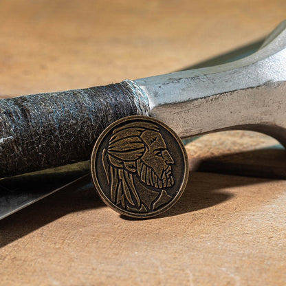 Q-Workshop The Witcher Dice Set: Geralt – The Silver Sword – black with silver RPG dice – Flip Tap Win TCG, Saline MI